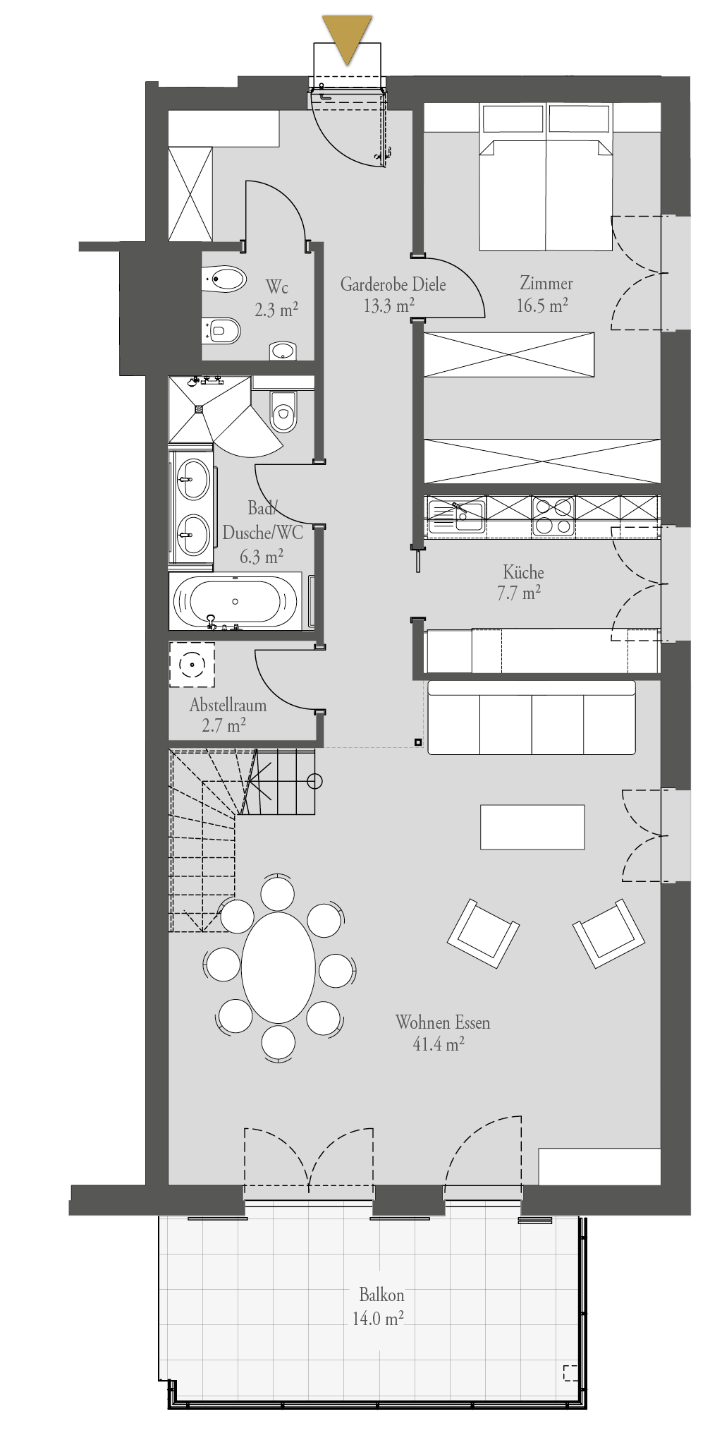 Apothekerhaus - 3-Zimmer Wohnung