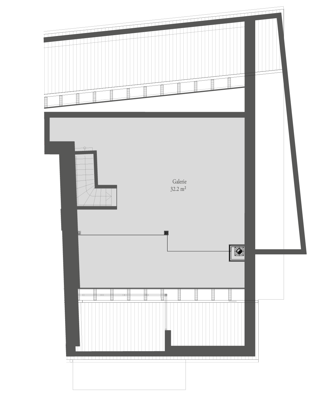 M&uuml;hle - 3-Zimmer Dachgeschosswohnung